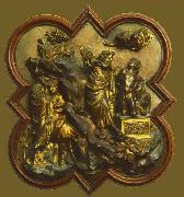Lorenzo Ghiberti Sacrifice of Isaac France oil painting artist
